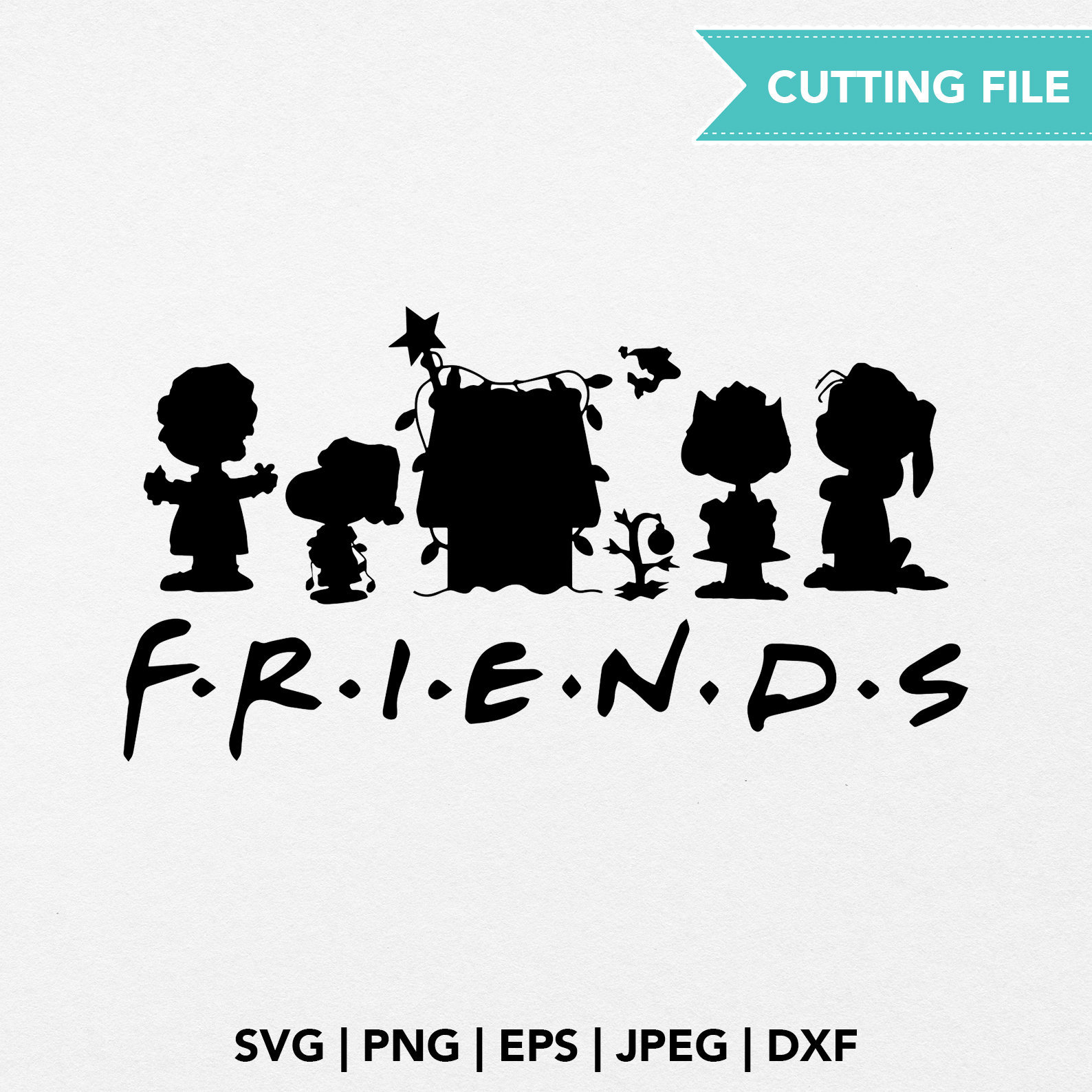Peanuts Friends SVG Charlie Brown and Peanuts Peanuts Etsy