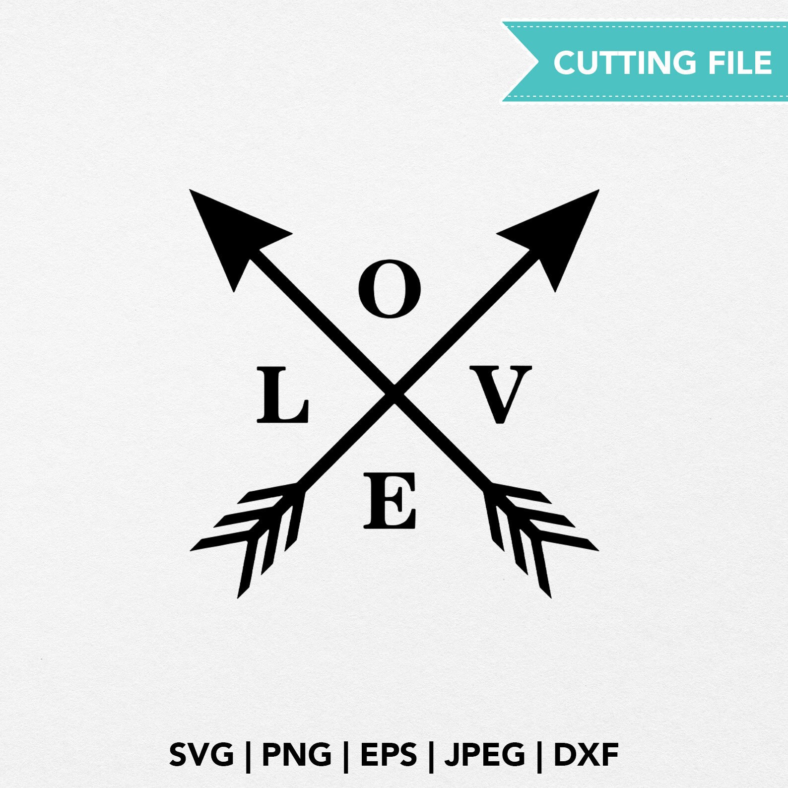 Pfeile Liebe SVG Liebe Pfeile SVG Love Cutout Pfeile Etsy