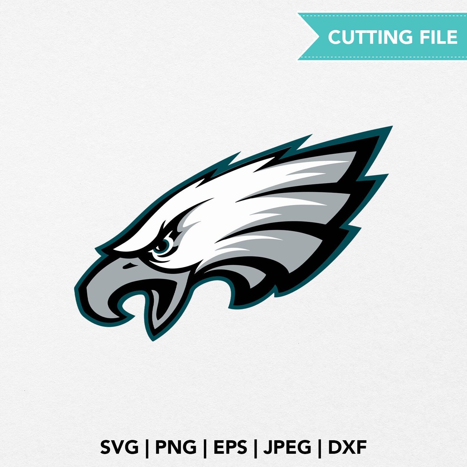Philadelphia Eagles logo svg NFL Fan Football NFL logo Etsy