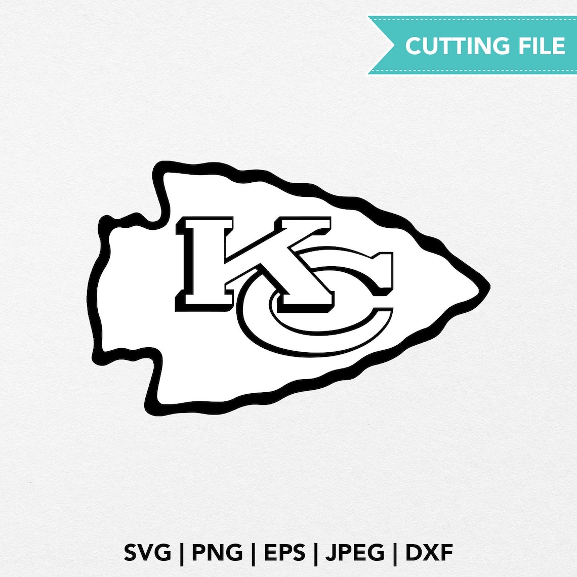 Kansas City Chiefs logo Chiefs logo NFL Fan Kansas City | Etsy