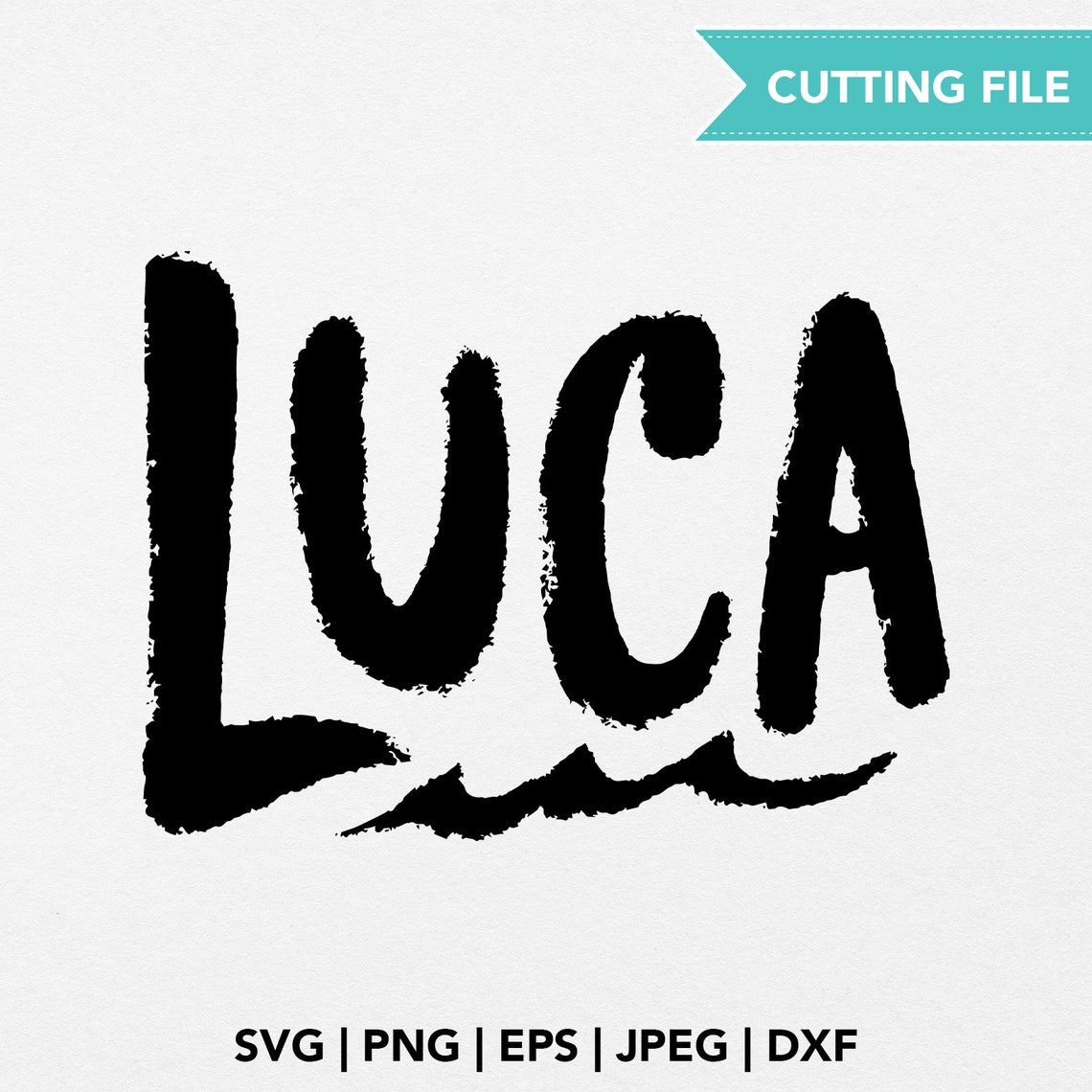 Luca Logo SVG Luca logo Silhouette luca Cricut Luca logo Etsy