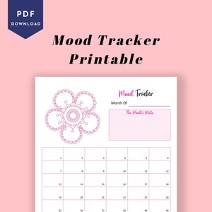 Mood Tracker Printable