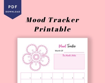 Mood Tracker Printable