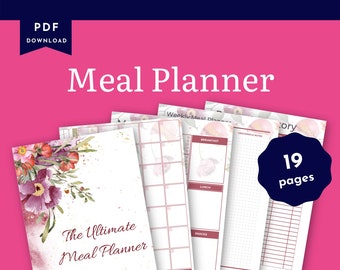 The Ultimate Meal Planner Printable | Digital Download | PDF