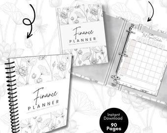 Printable Finance Planner: Budget, Savings & Expense Tracker (Digital Download)