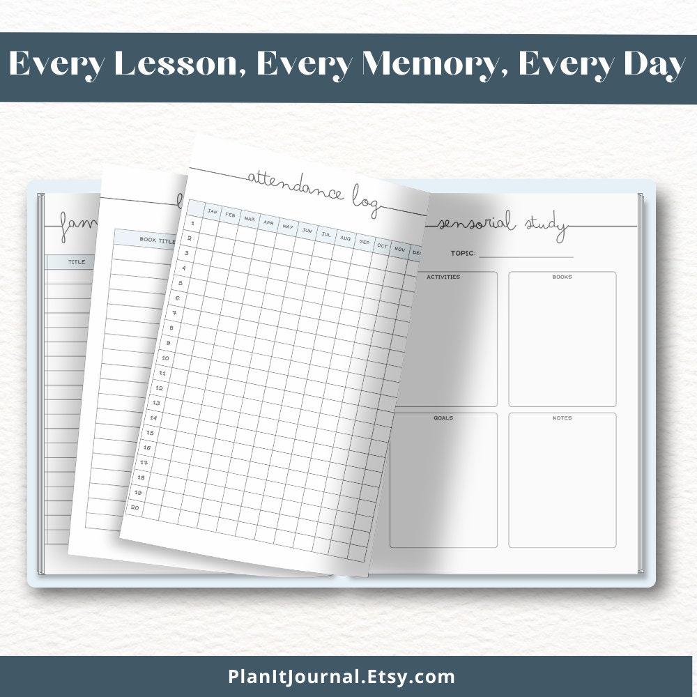 Comprehensive Printable Homeschool Planner With Loop Schedule, Binder ...