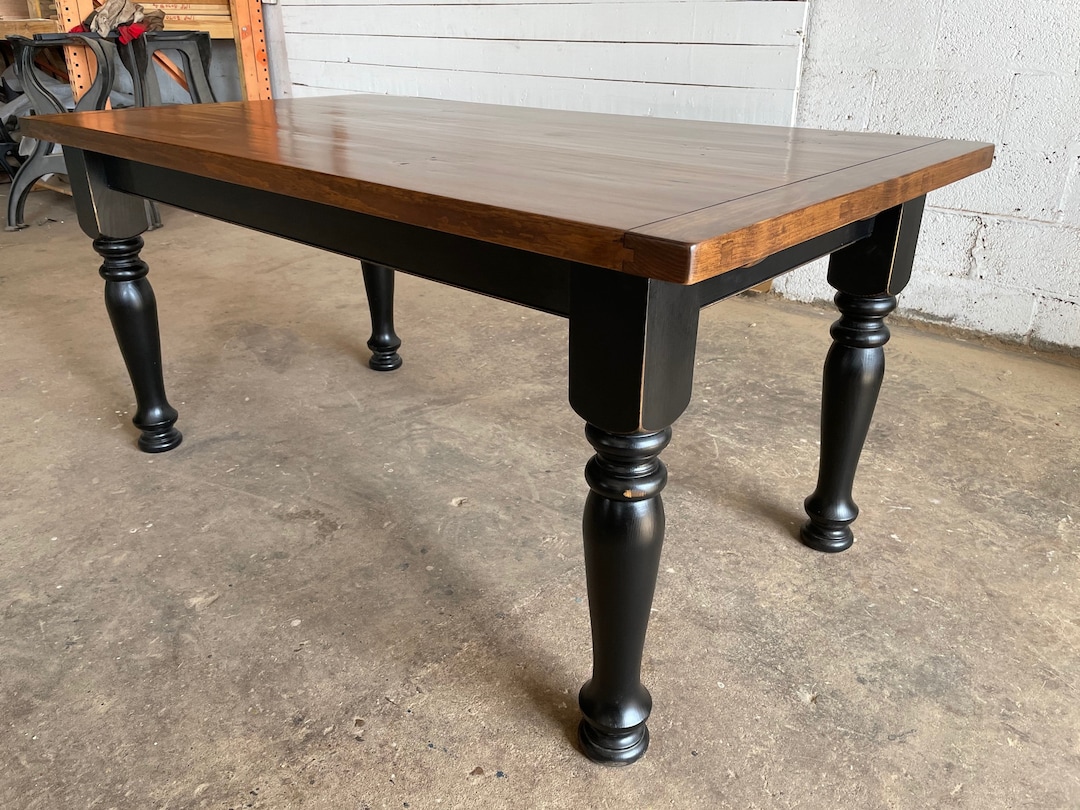 Rustic Pine Farm Table 6'x3' With 3/4