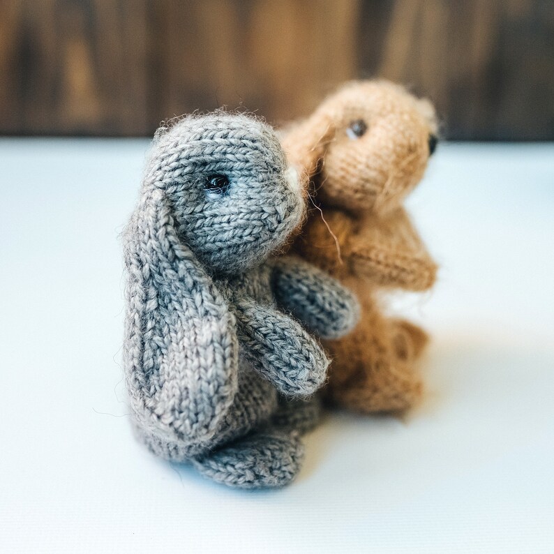 Pattern realistic lop mini bunny amigurumi rabbit knitting Etsy