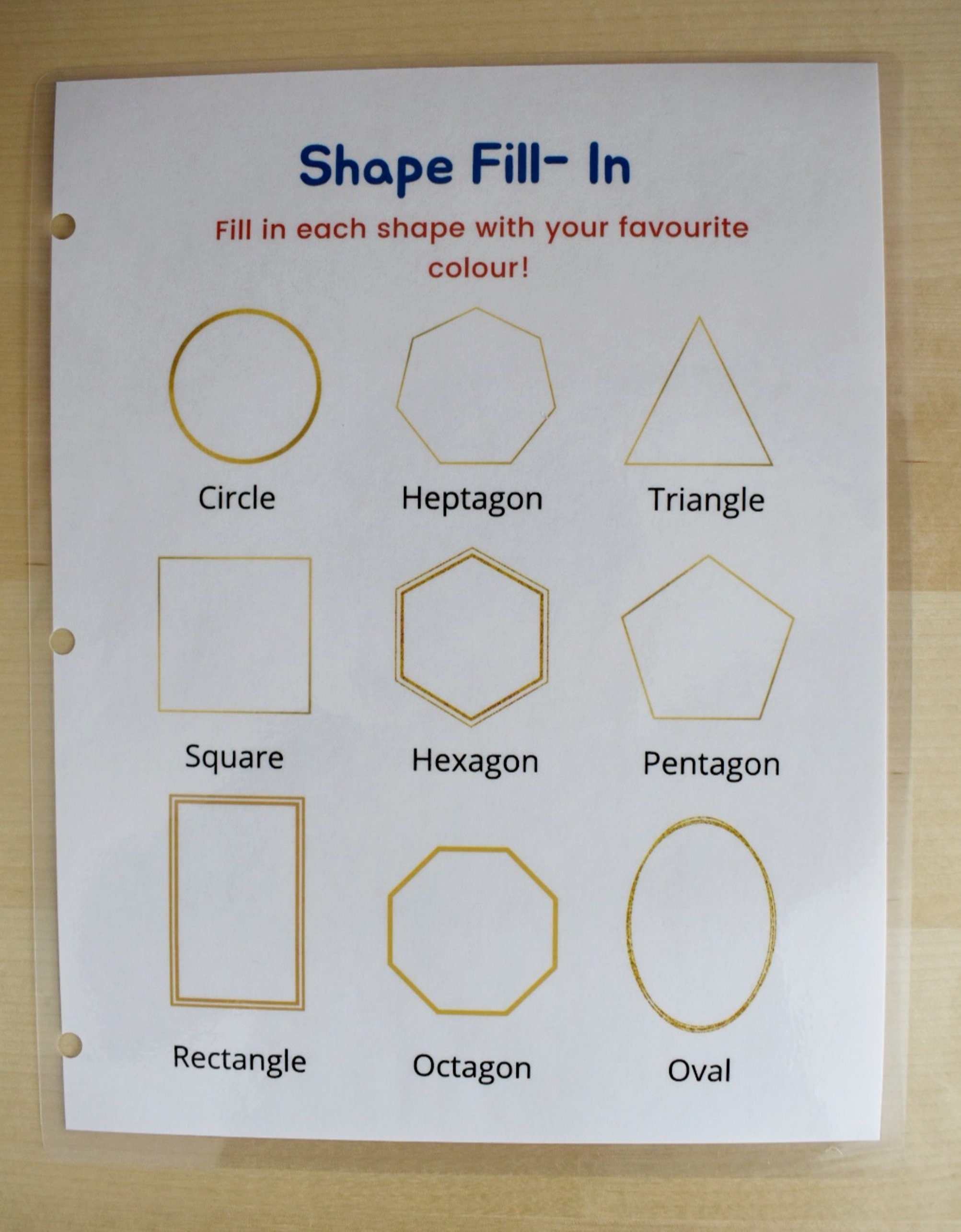 Printable Shapes Matching Game, Preschool Math Worksheet, Activities ...