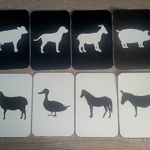 Baby Sensory Cards, High Contrast Cards, Black and White Sensory Flashcards, Newborn Flashcards, Sensory Baby Flashcards, Development Cards