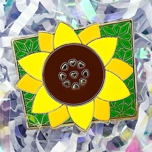 Kathy’s Sunflower | soft enamel sunflower pin