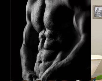 Nude Male Shower Curtain - Etsy Canada