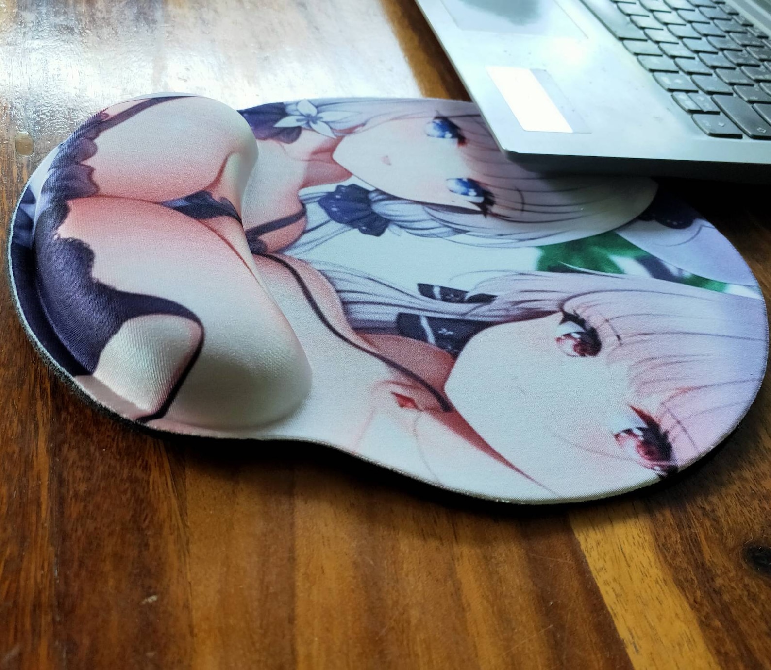 Sexy Anime Girls Custom Made Mouse Pad With 3d Wrist Rest Etsy 
