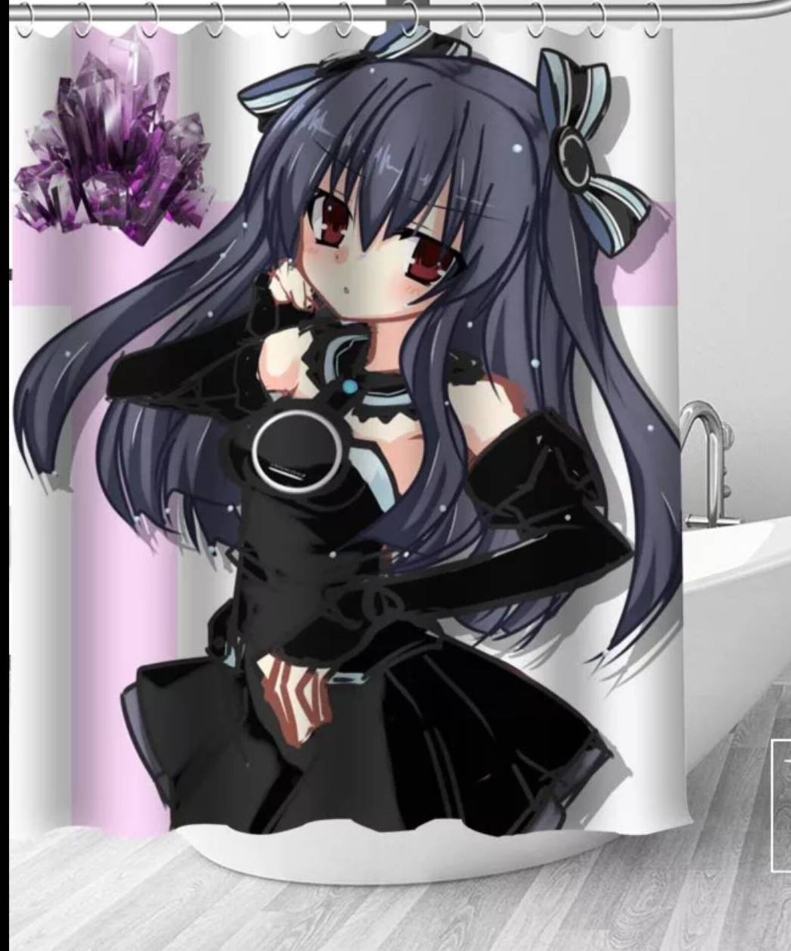 Cute Anime Girl Bath and Shower Curtains Invigorating Etsy
