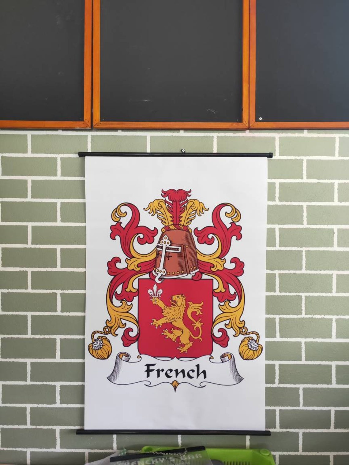 Your Own Family Crest Coat of Arms Canvas. Custom Printed, Ready to ...