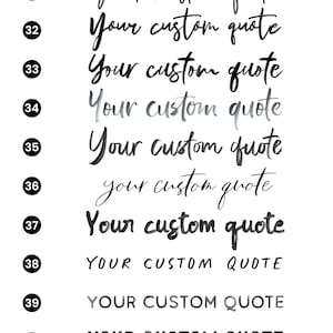 Custom Quote Print, Custom Text Print, Custom Quote, Quote Wall Art, Custom Wall Art, Personalised Quote, Custom Typography Print image 6