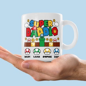 Super Daddio Mug, Fathers Day Gift for Dad, Gift For Dad, Gift for Him, Birthday Gift for Dad, Gamer Gift, Fathers Day Mug,