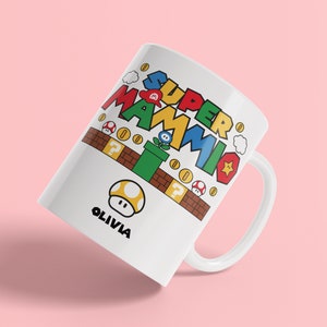 Super Mammio Mug, Mothers Day Gift, Gift For Mum, Gift for Her, Birthday Gift for Mum, Gamer Gift, Mothers Day Mug, Mothers Day Present image 4