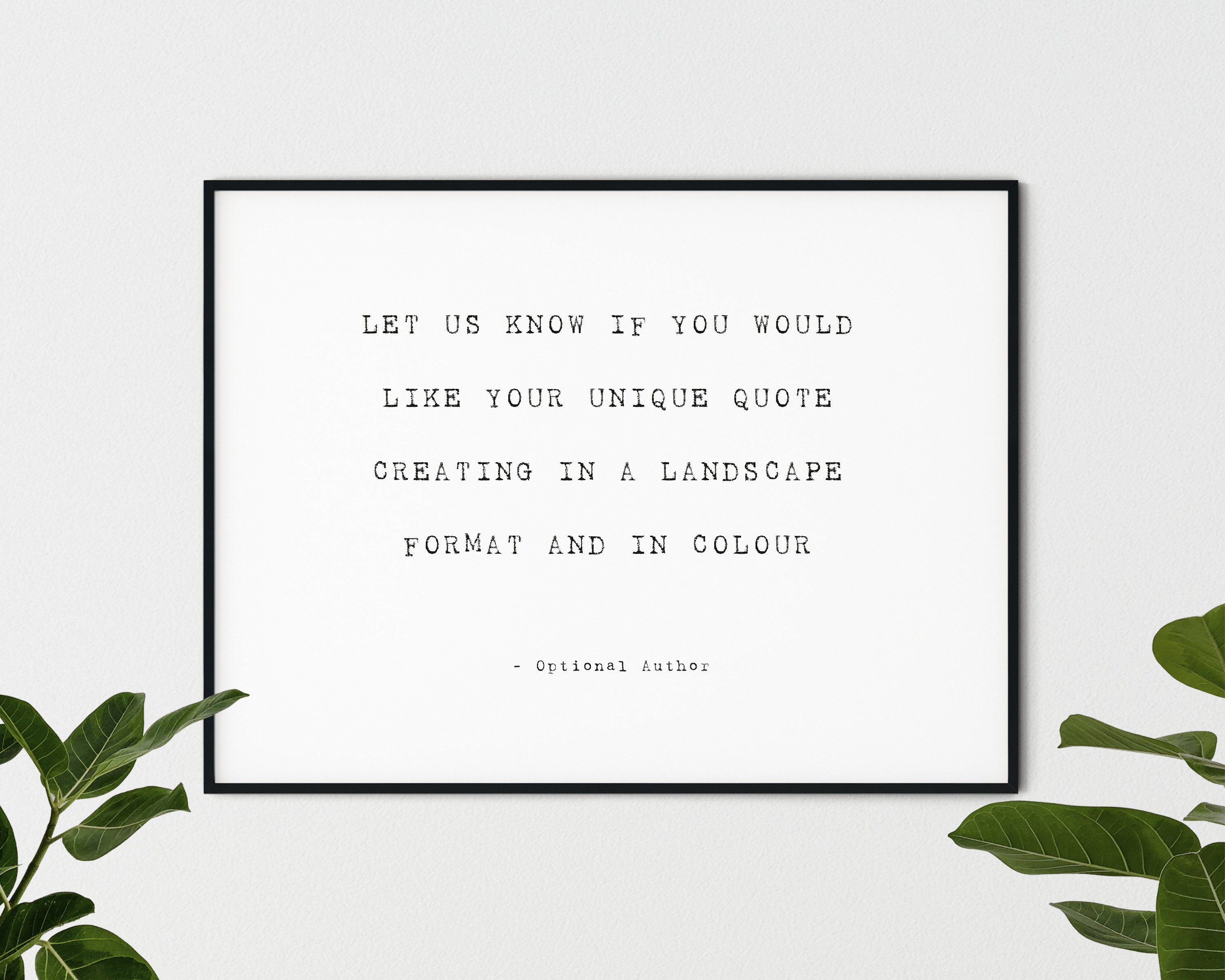 Custom Quote Print Custom Text Print Custom Quote Quote Etsy