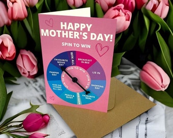 Mother's Day Card, Mothers's Day, Greeting Card for Her, Happy Mother's Day, Unique Card for mum, Gift for her, Mother's Day Gift