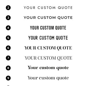 Custom Quote Print, Custom Text Print, Custom Quote, Quote Wall Art, Custom Wall Art, Personalised Quote, Custom Typography Print image 3