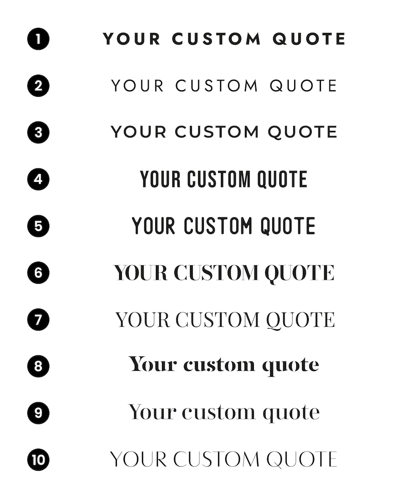 Custom Quote Print, Custom Text Print, Custom Quote, Quote Wall Art, Custom Wall Art, Personalised Quote, Custom Typography Print image 3