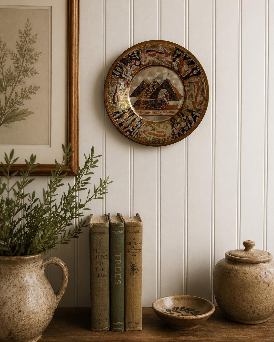 Egyptian Decor Plate - Etsy