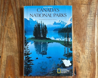 Parques Nacionales de Canadá / Libro de tapa dura de National Geographic (1995)