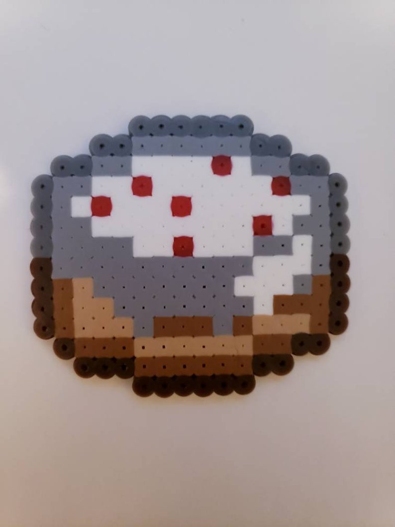 Minecraft Cake Perler Beads Etsy