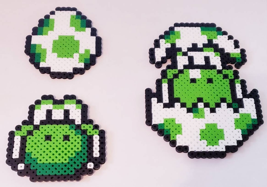 Yoshi Perler Beads Yoshi 8bit Yoshi Egg yoshi Face Yoshi in Egg Gamer
