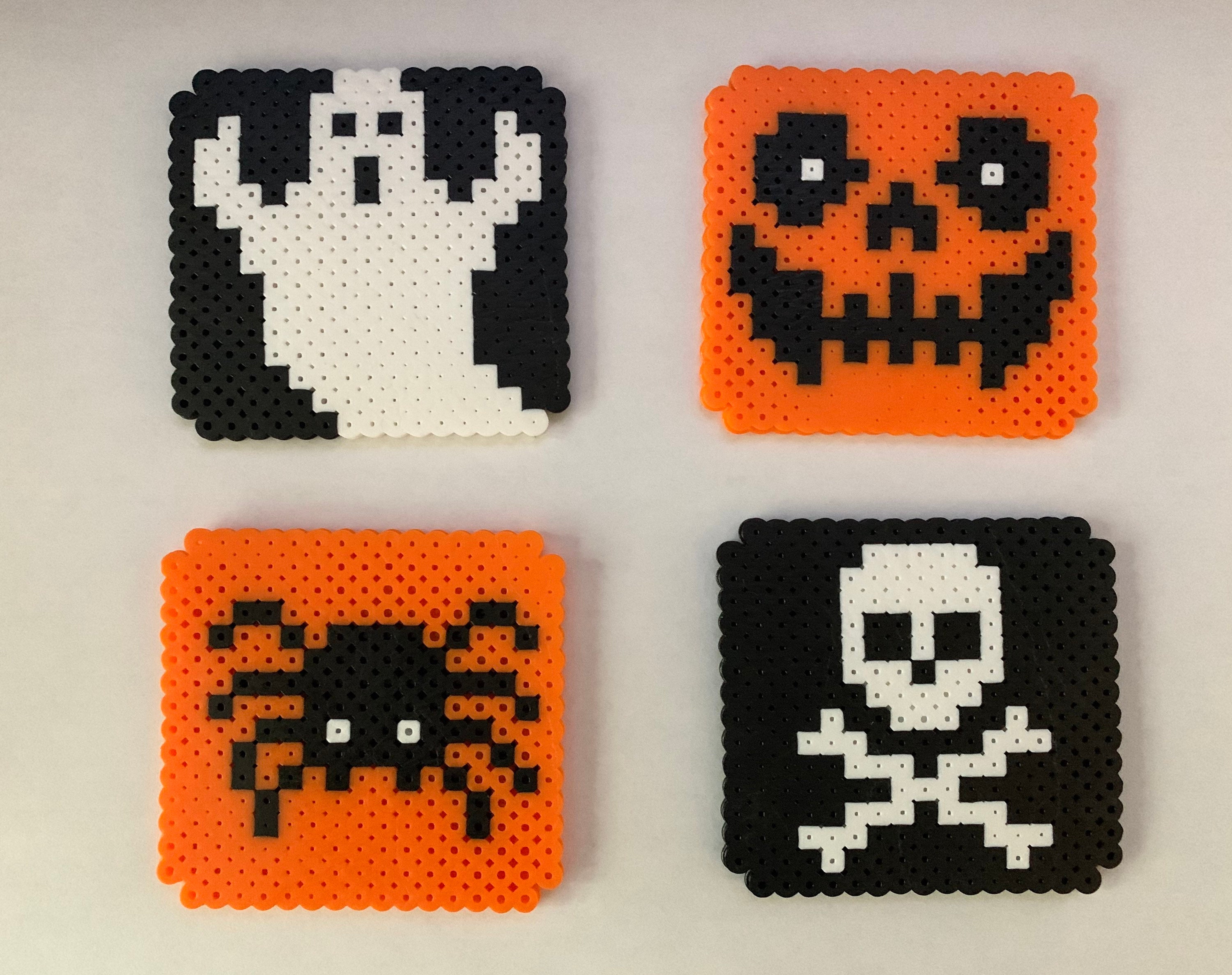 Halloween Themed Coaster Set | Halloween Decorations - Etsy