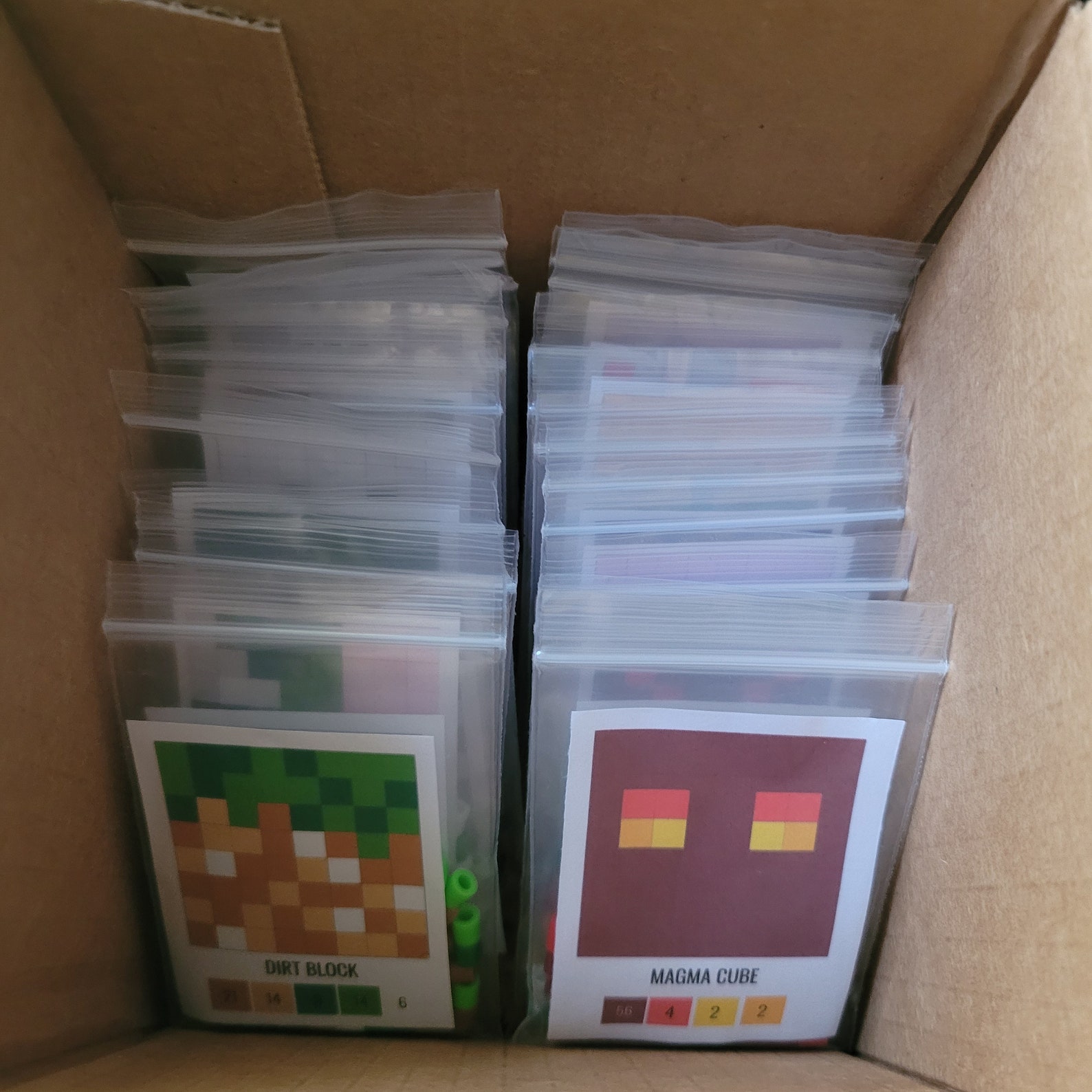 Minecraft Perler Bead DIY Kits | Minecraft DIY Party Favors | Minecraft ...
