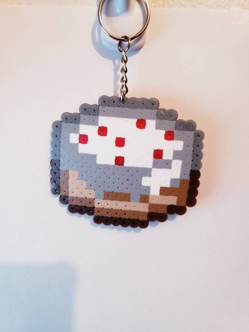 Minecraft Cake Perler Beads Etsy