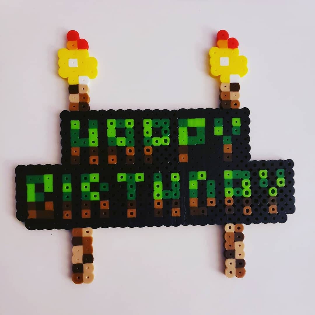 Minecraft Happy Birthday Set