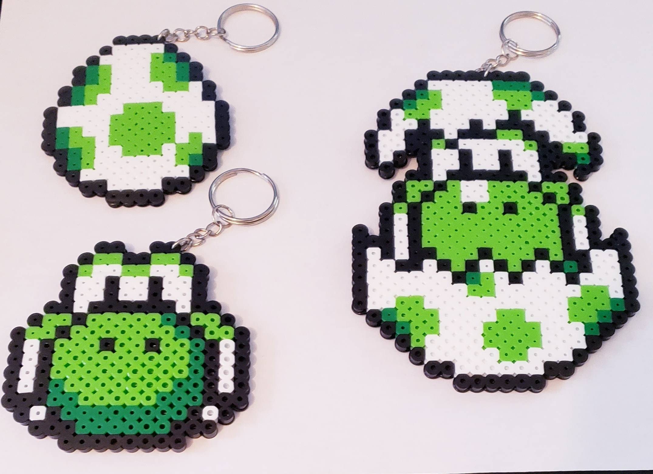 Yoshi Perler Beads/ Yoshi 8bit/ Yoshi Egg/ Yoshi Face/ Yoshi Etsy