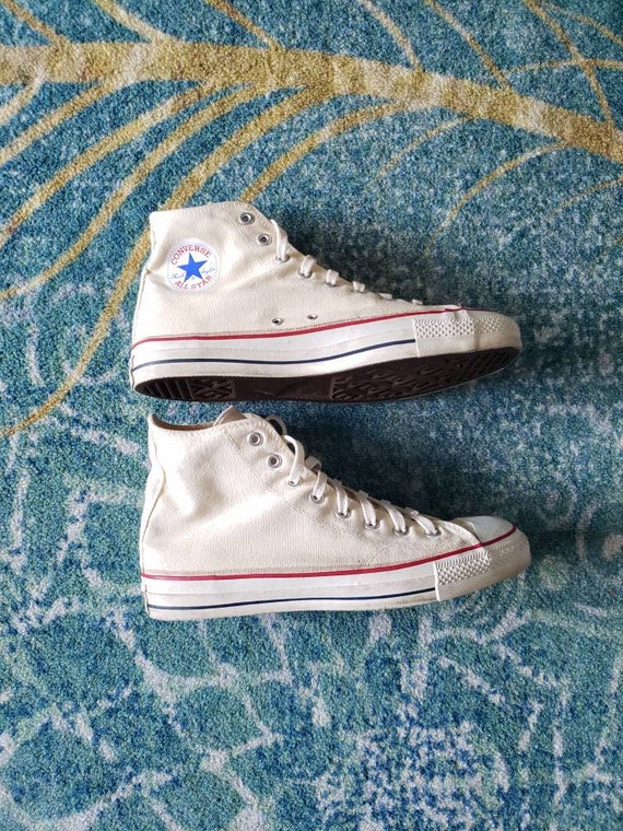 Vintage 1970's/80's Natural White Converse Chuck T