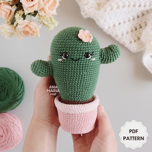 E-book Crochet Pattern Amigurumi Flora, the Cactus PDF (English)
