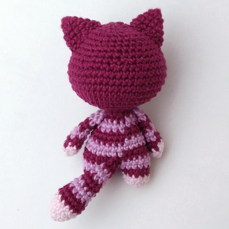 Crochet Pattern Amigurumi Cheshire Cat Alice in Wonderland PDF Etsy