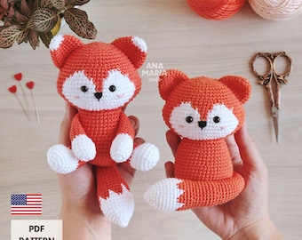 Crochet Amigurumi Pattern Crafty The Fox