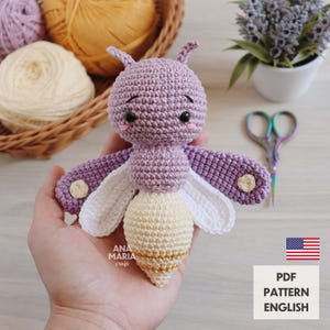 Crochet Amigurumi Pattern Luma the Firefly Rattle PDF