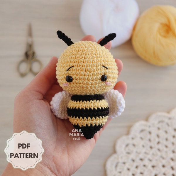 E-book Häkelanleitung Amigurumi Little Bee Melissa PDF (Englisch)