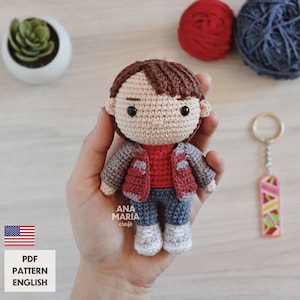 E-book Crochet Pattern Amigurumi PDF futuristic boy Adventurers from the Future PDF