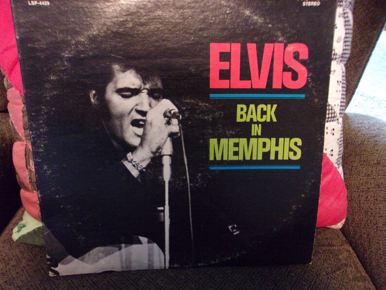 Elvis Presley Back In Memphis Album Vintage Record 1970 S Etsy