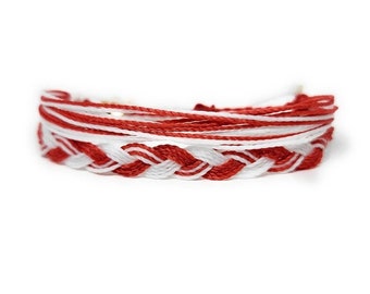 Canada,Patriotic Bracelet, By Mabuhay Bracelets® | Gift for her ,Gift for him
