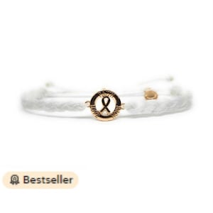 Lung Cancer Awareness Bracelets, LOVE HOPE FAITH, Von Mabuhay Bracelets® | Zur Unterstützung geliebter Menschen, die gegen Krebs kämpfen, Fund Raising, Geschenk