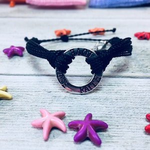 Melanoma Cancer Awareness Bracelet,In Support of Loved Ones Battling Cancer,Fund Raising,Perfect for gift giving,LOVE,FAITH,HOPE.
