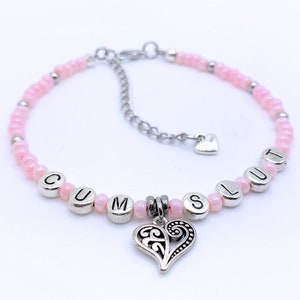 CumSlut Anklet Bracelet Jewelry - Swinger Hotwife Cuckold QoS