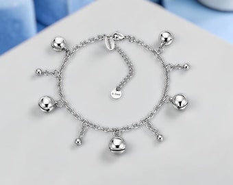 Owned Submissive Anklet Bracelet with Jingling Bells