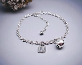 Bracelet De Cheville 'SUB' - Chaîne Européenne, Bijou Sexy (neuf, Sans Emballage)