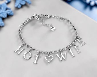 Slut Wife Anklet Bracelet Chain Jewelry